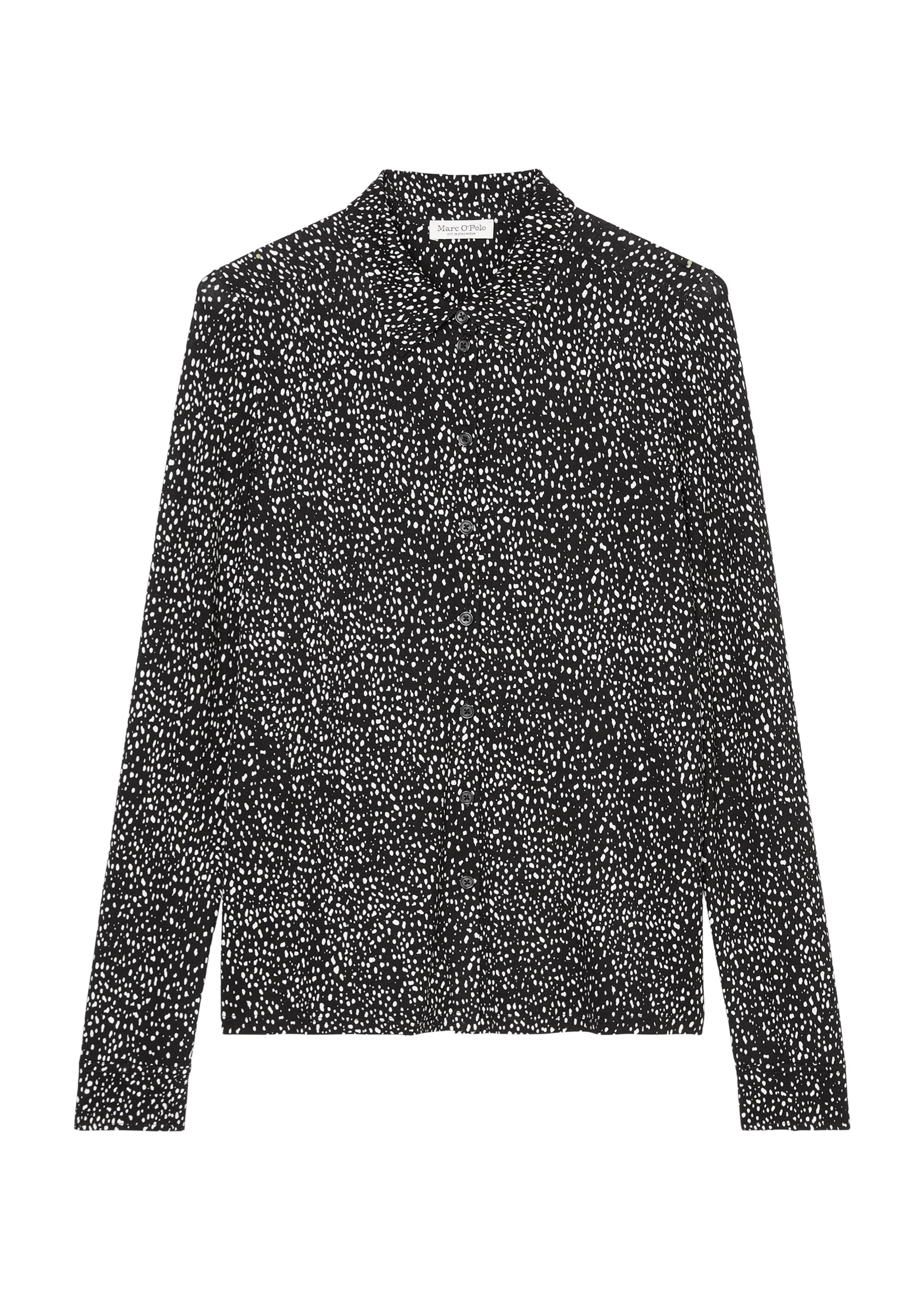 Jersey-Print-Bluse regularaus LENZING™ ECOVERO™