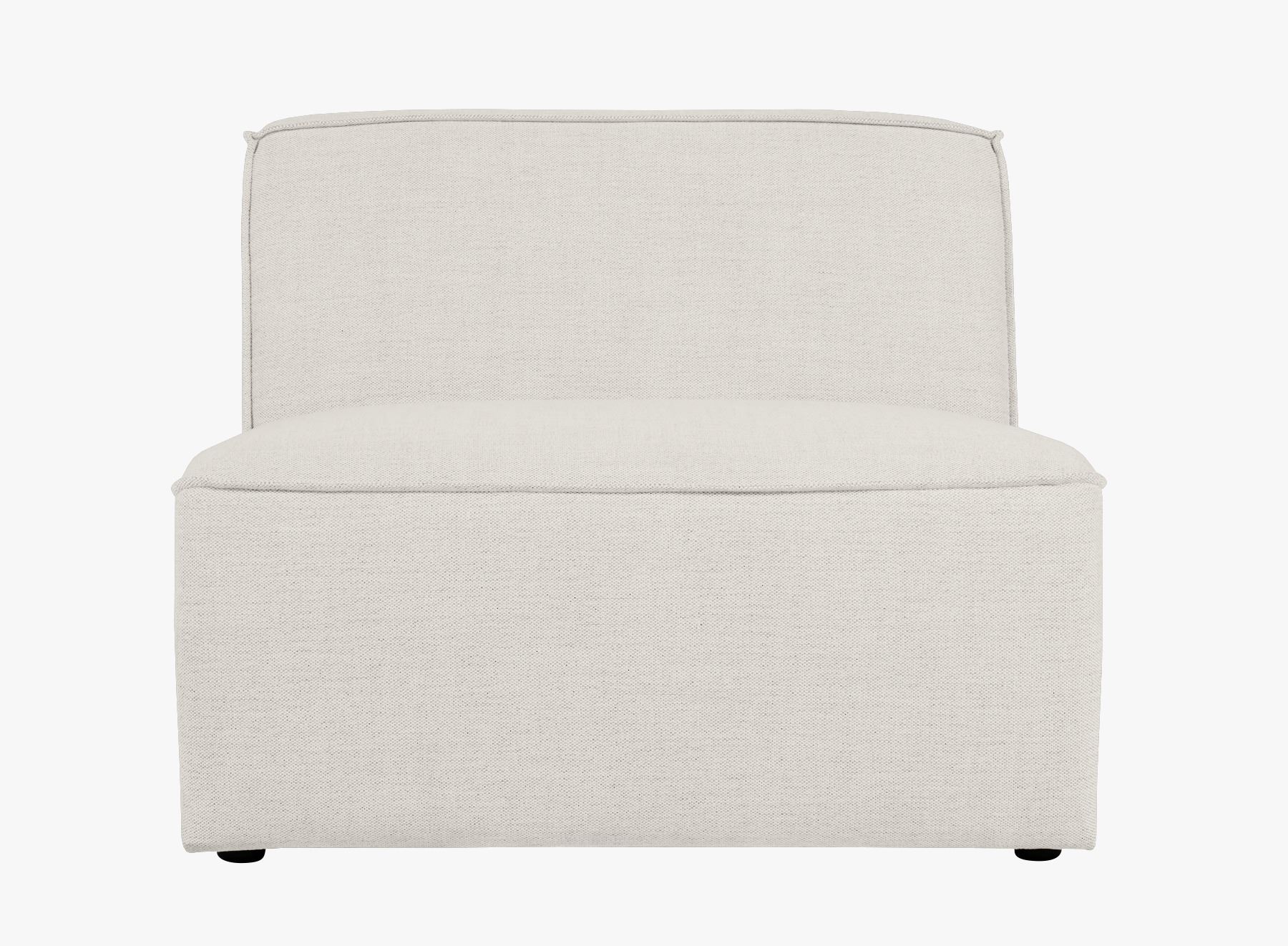 Modulsofa 1,5 seter uten armlener natur - 90x93x73 cm