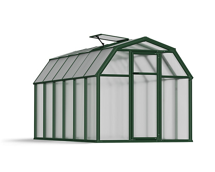 Serre en pvc et polycarbonate Palram Canopia Rion Ecogrow vert 6 x 12 m