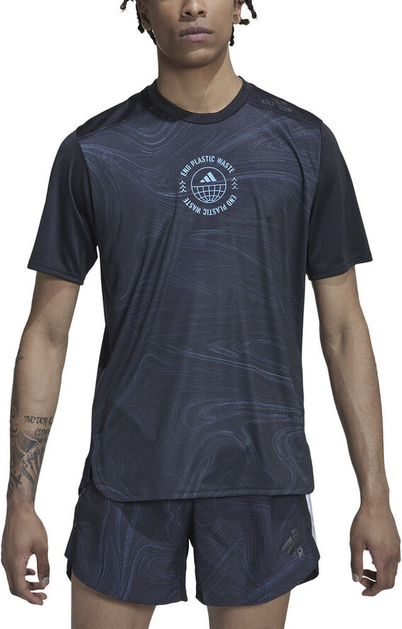 adidas Designed for Running for the Oceans T-shirt Blå