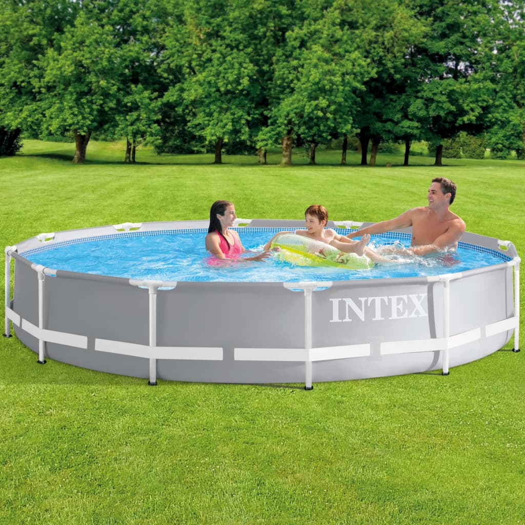 Intex Prism Frame Premium Conjunto De Piscina 366x76 Cm