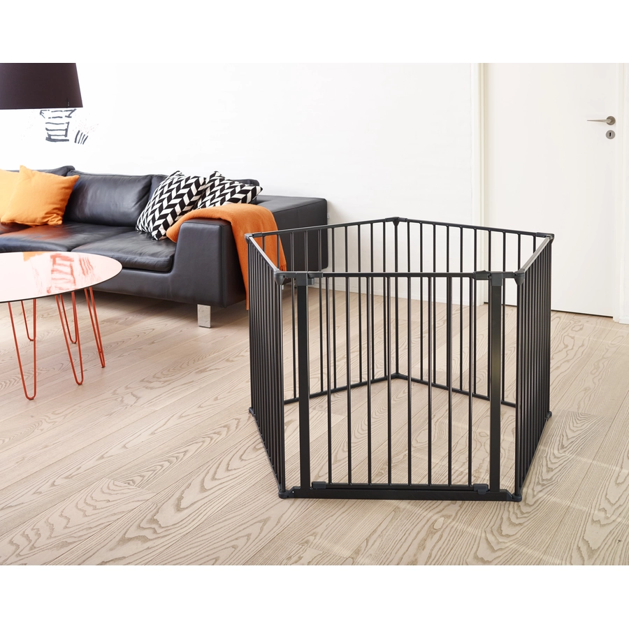 BabyDan Schutzgitter Flex XXL 90 bis 350 cm, schwarz
