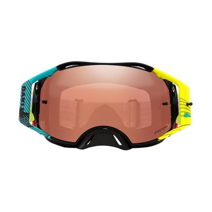 Masque cross Oakley AIRBRAKE MX JEFFREY HERLINGS SIGNATURE ECRAN IRRIDIUM 2024 - Bleu / Noir