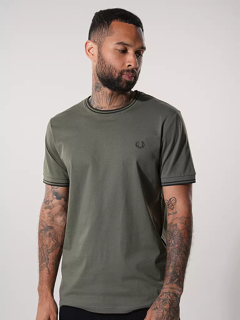 FRED PERRY T-Shirt olive