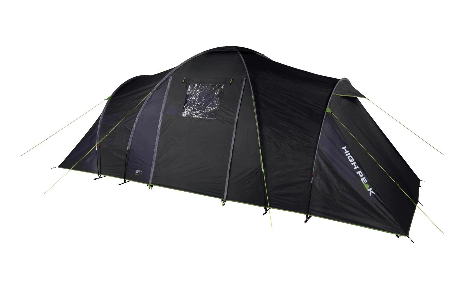 High Peak Como 4.0 Kuppelzelt dunkelgrau/grün 230 x 450 cm für 4 Personen