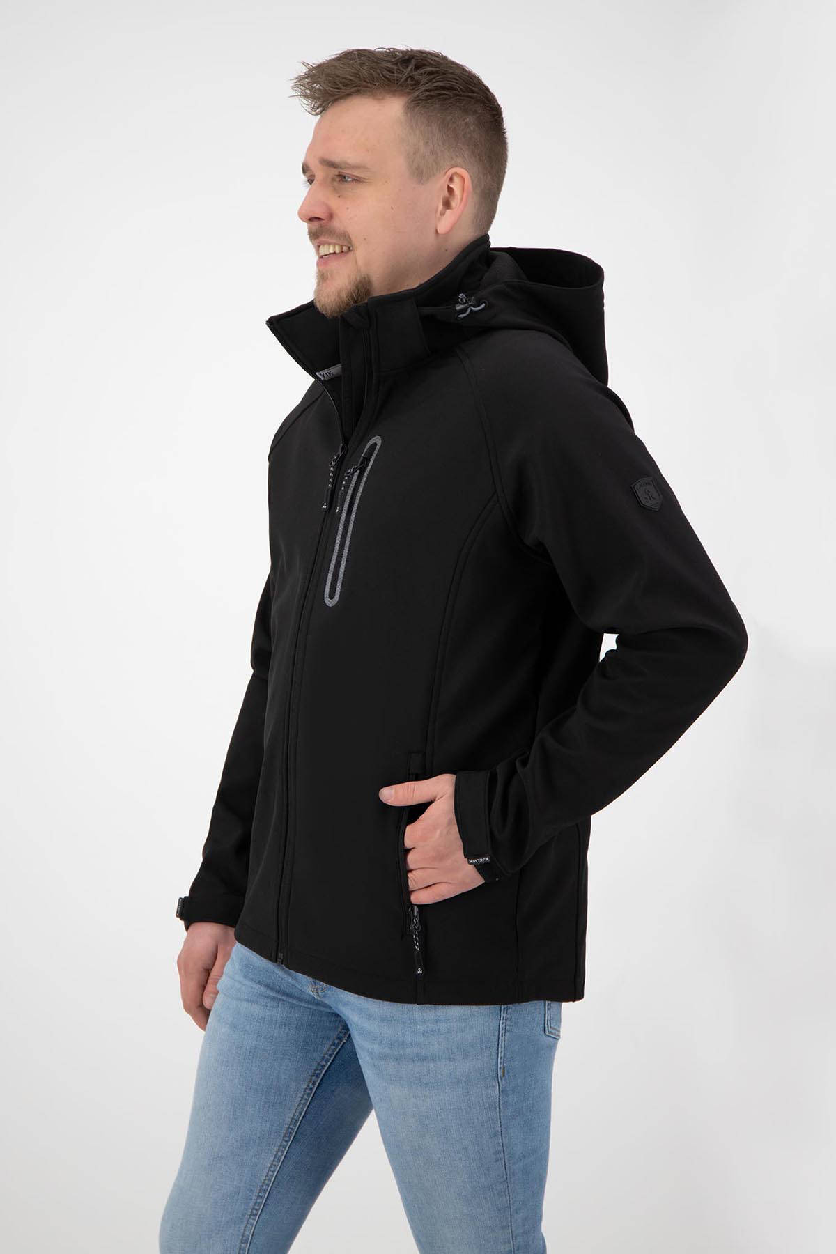 Kjelvik outdoor jas Kevan zwart