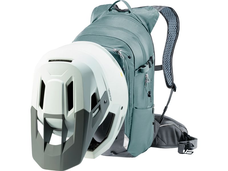 deuter Rucksack Compact 12 3 SL Dunkelgrau/Dunkelgrün Mountainbike-Rucksack