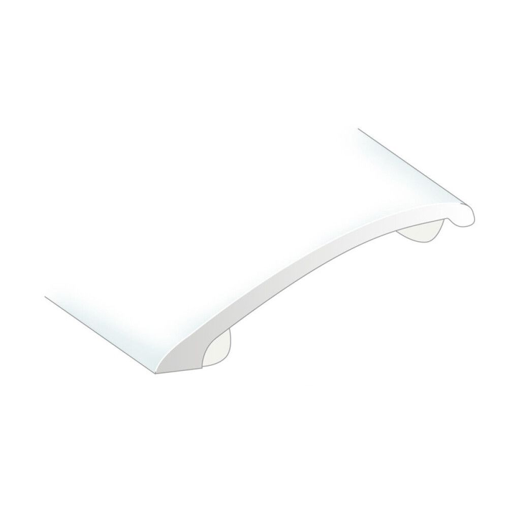 NIVÅLIST LUNDBERGS FIX HVIT 0-10X40X2000MM