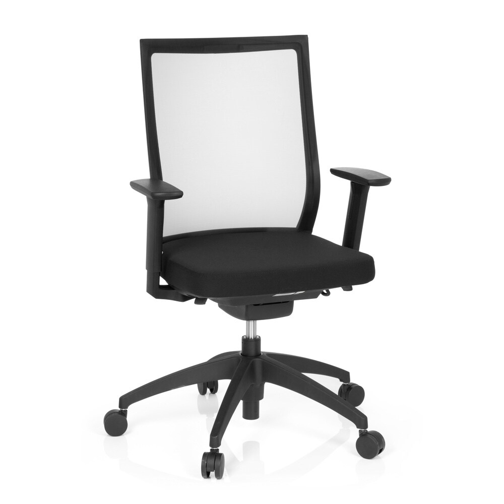 Profi Bürostuhl ASPEN Stoff mit Armlehnen (höhenverstellbar) hjh OFFICE