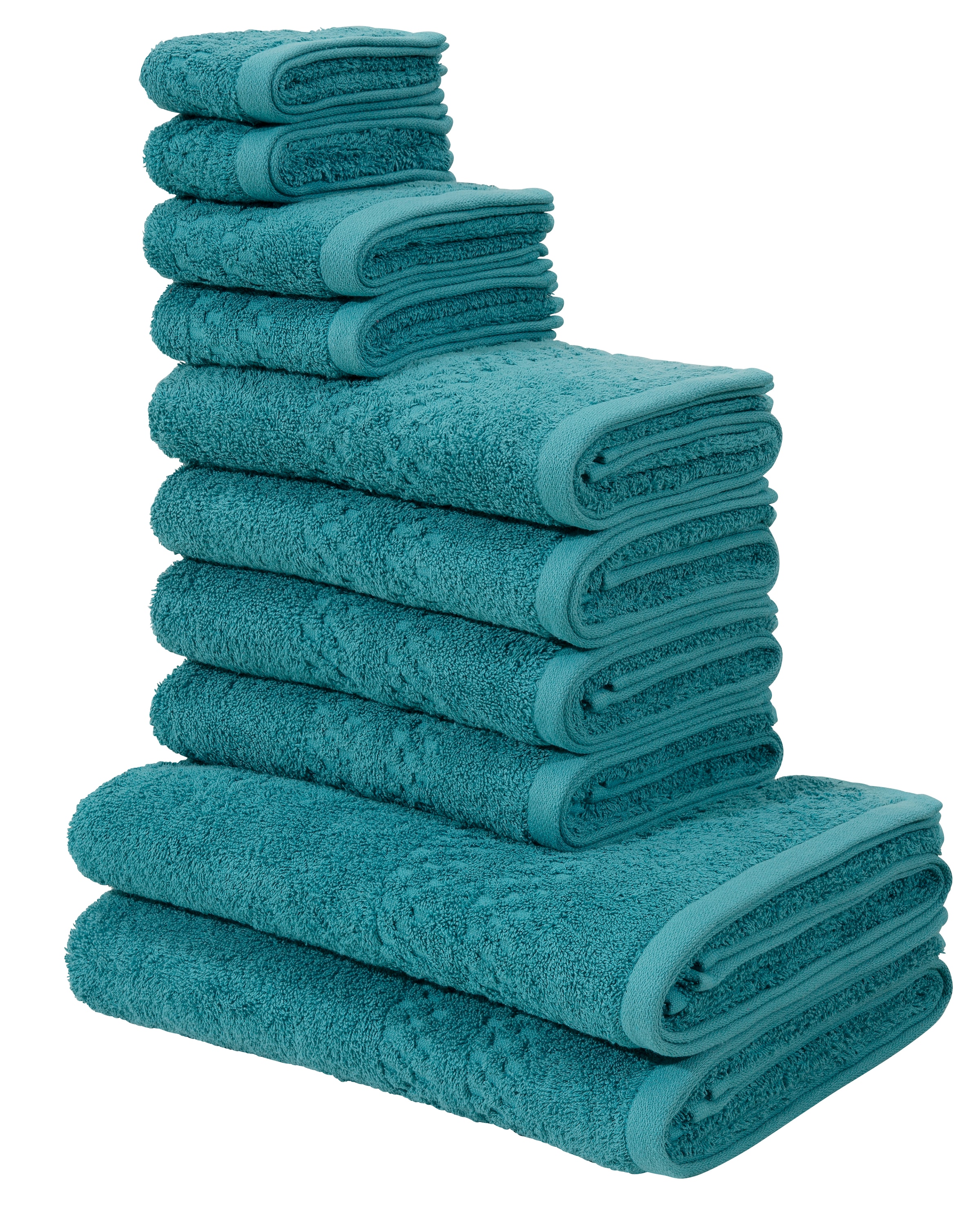 my home Handtuch Set »Regona, als 10 tlg Set und Serie, Premium Handtücher, 500 gr/m²« Set 10 Stk. Frottier Duschtücher, Handtücher, Gästetücher, Seiftücher, 5 Jahre Garantie