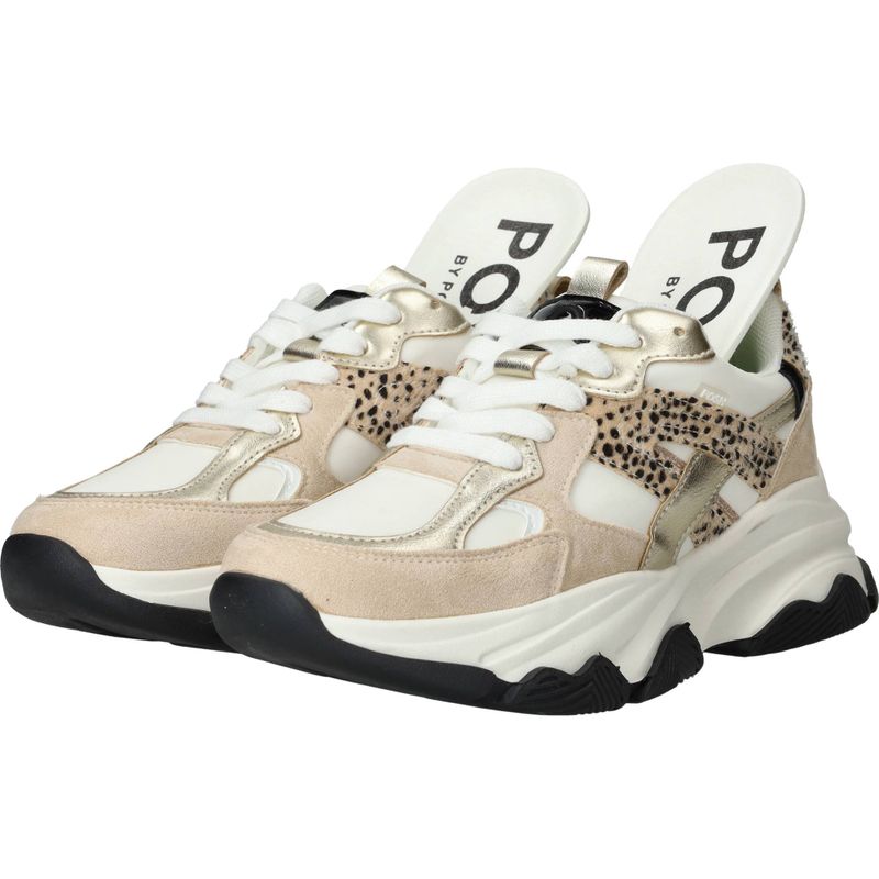 Posh by Poelman Sneakers Beige Dames