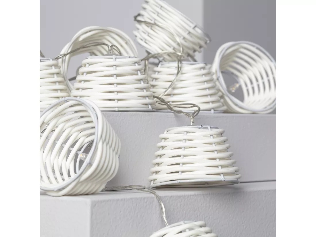 Guirlande LED Solaire Digha 1,8m Blanc