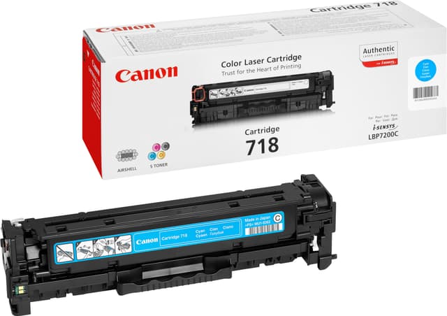 Canon 718 tonerpatron (cyan)
