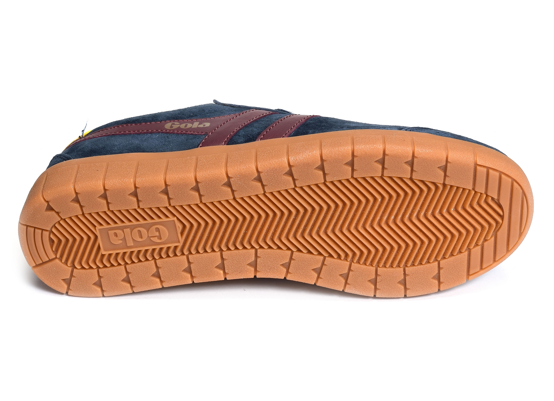 Hurricane suede trainers marine bordeaux
