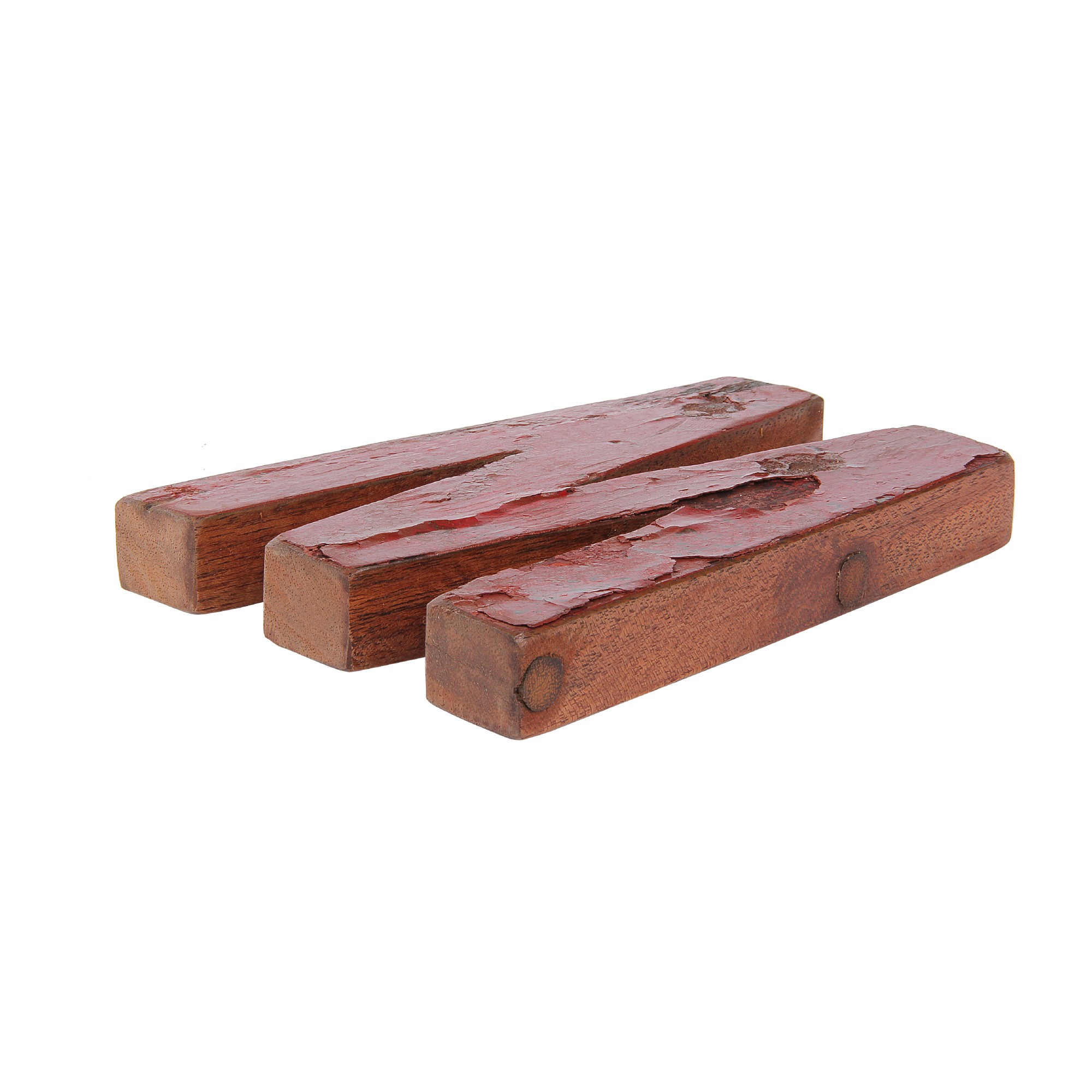 Holzbuchstabe 'W', mehrfarbig, T 2,5 cm, B 13 cm, H 19 cm von fischer's lagerhaus