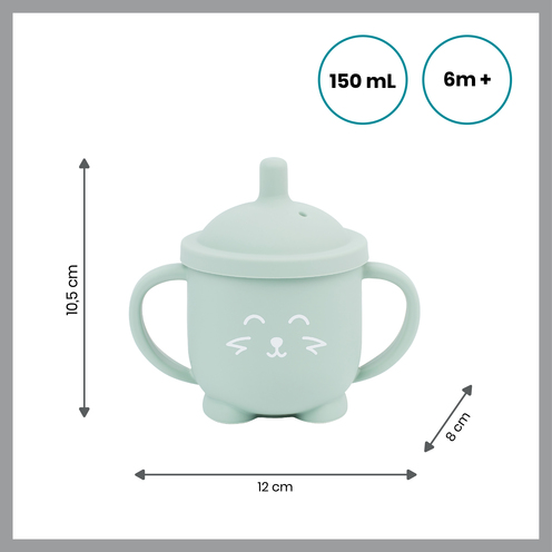 Tasse à paille en silicone ISY CUP - BABYMOOV
