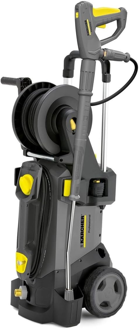 Kärcher Hochdruckreiniger HD 5/15 CX Plus, Arbeitsdruck: 150 bar, max. Druck: 200 bar, Durchflussmenge: 500 l/h, Easy!Force Handspritzpistole, HD-Schlauch, Strahlrohr, Dreckfräser, Schlauchtrommel