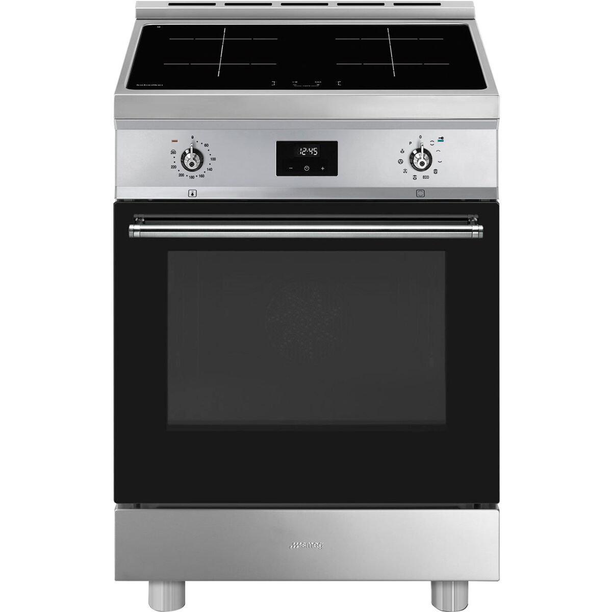 C6IPXT2 Induksjonskomfyr Classic 60 cm, rustfritt stål