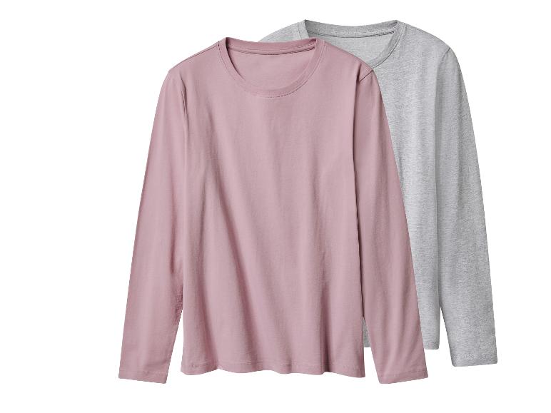 Set van 2 dames shirts met lange mouwen