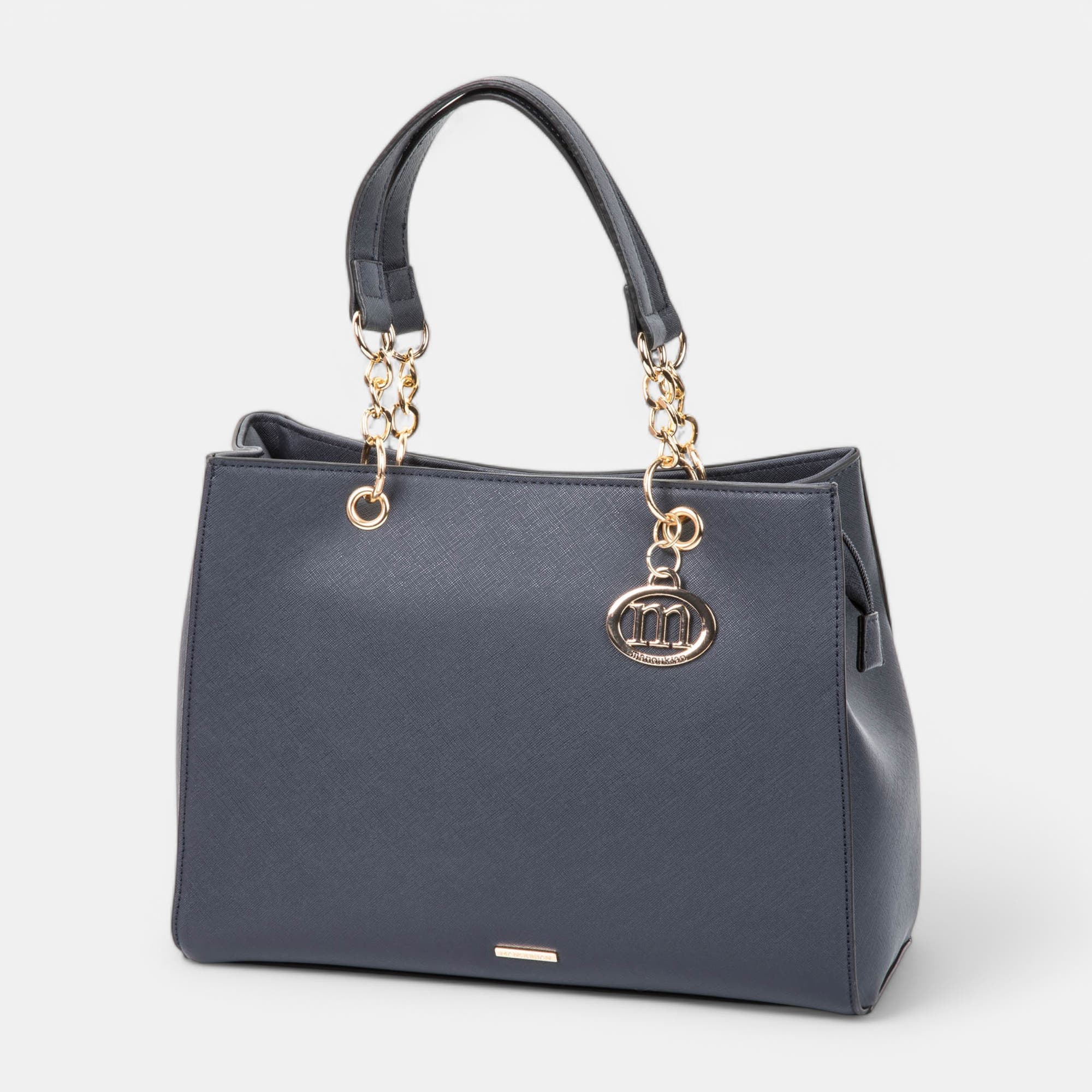 Sac à main bleu marine