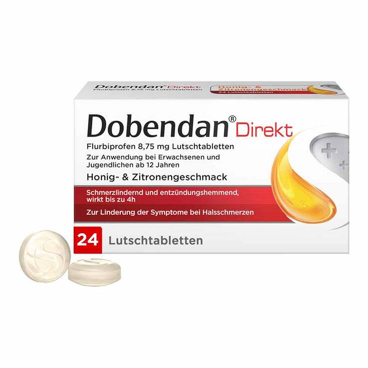 Dobendan® Direkt Flurbiprofen 8,75 mg Lutschtabletten , 24 St