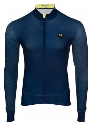 Maillot Manches Longues LeBram Soulor Bleu Coupe Ajustée