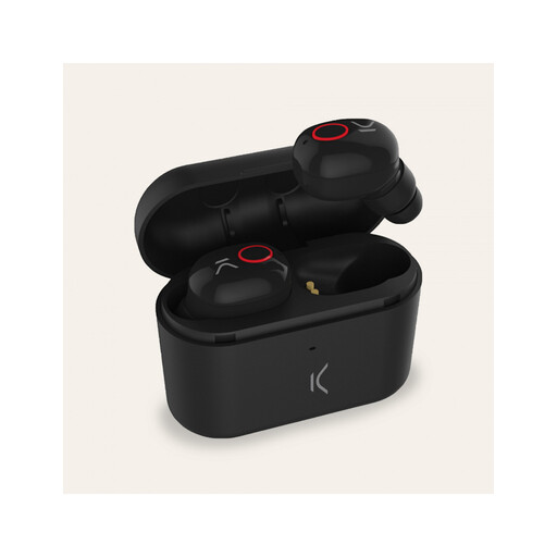 Fones de ouvido sem fio Ksix com até 12 horas de duração e cancelamento passivo de ruído.