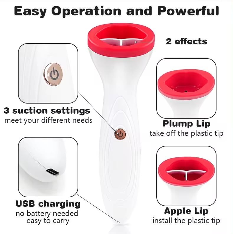 Beautyronics - USB oplaadbare lippenmassager