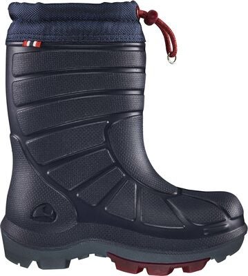 Viking Extreme  Fôrede Gummistøvler, Navy/Dark red