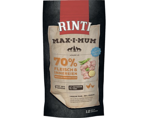 Rinti MAX-I-MUM Kip droog hondenvoer 12 kg