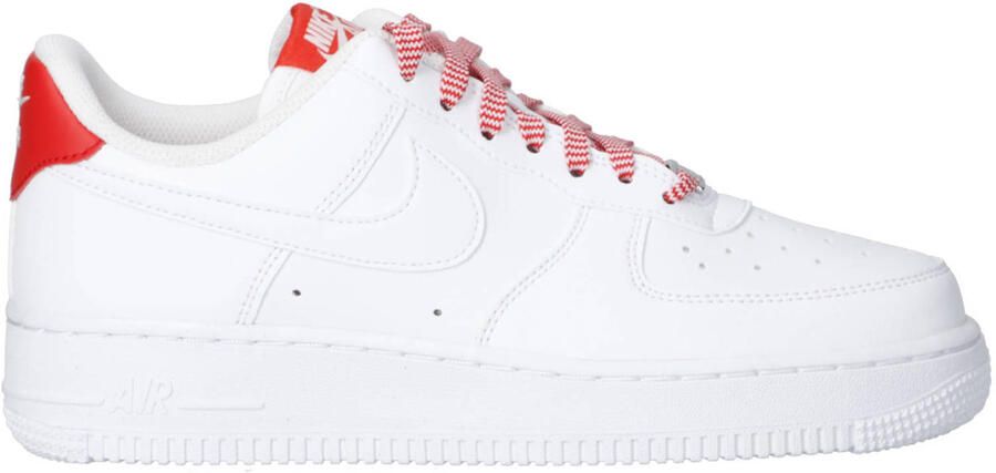 Nike Air Force Dames Schoenen Wit Maat: 37.5 Mesh Synthetisch Foot Locker