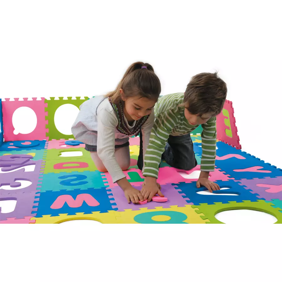 Playshoes Puzzlematte 36-teilig bunt