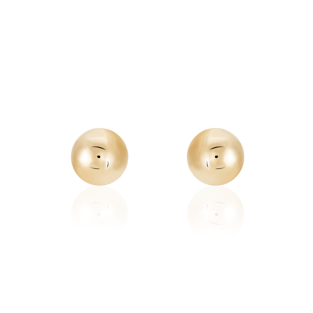 Boucles D'oreilles Puces Nohraae Plaqué Or Jaune
