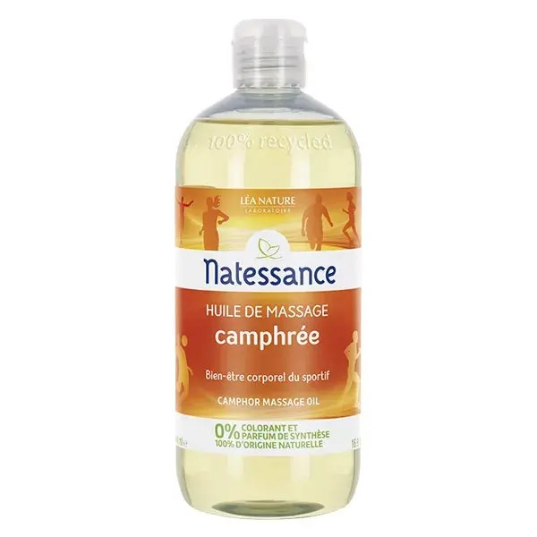 Natessance Huile de Massage Camphrée 500ml