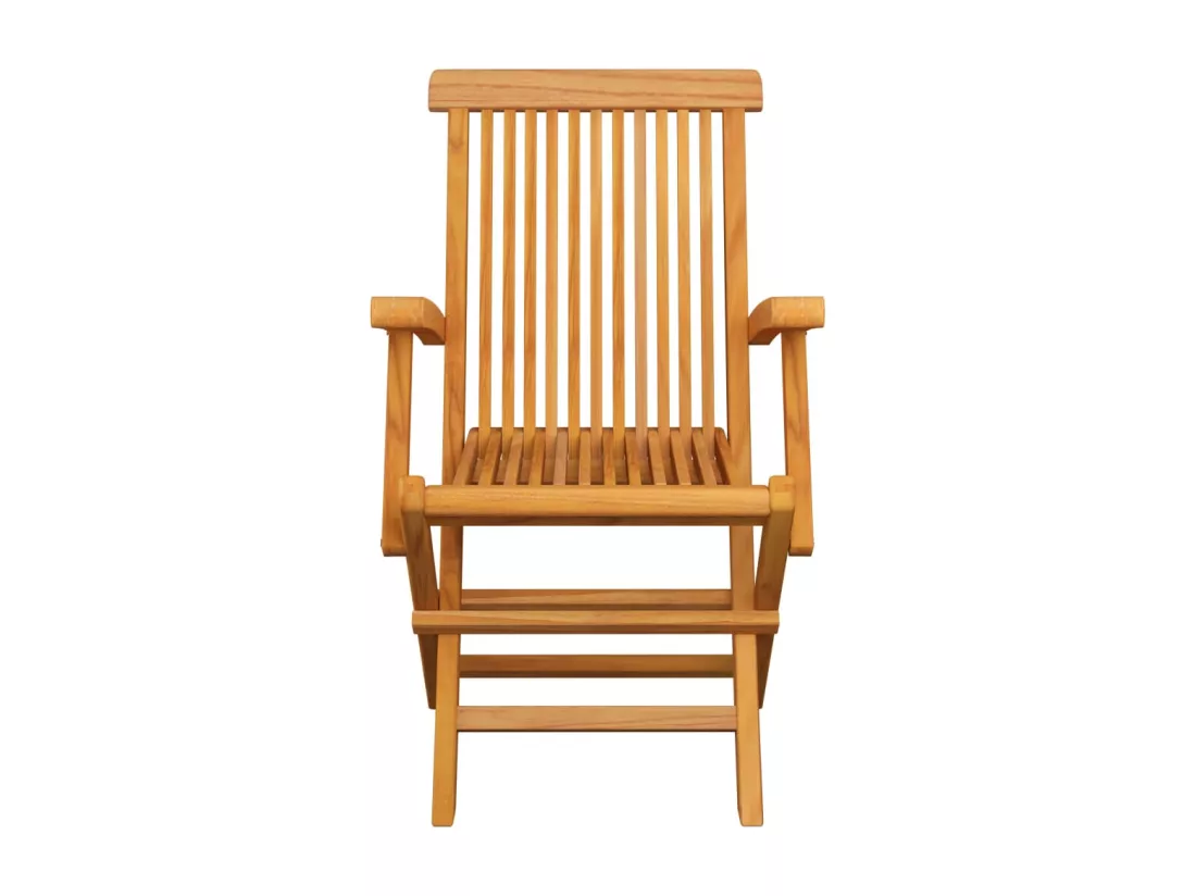 Chaises de jardin avec coussins gris 6 pièces Bois de teck massif