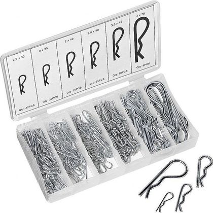 Coffret HI-Q TOOLS assortiment de R-clips (150 pièces) Universel