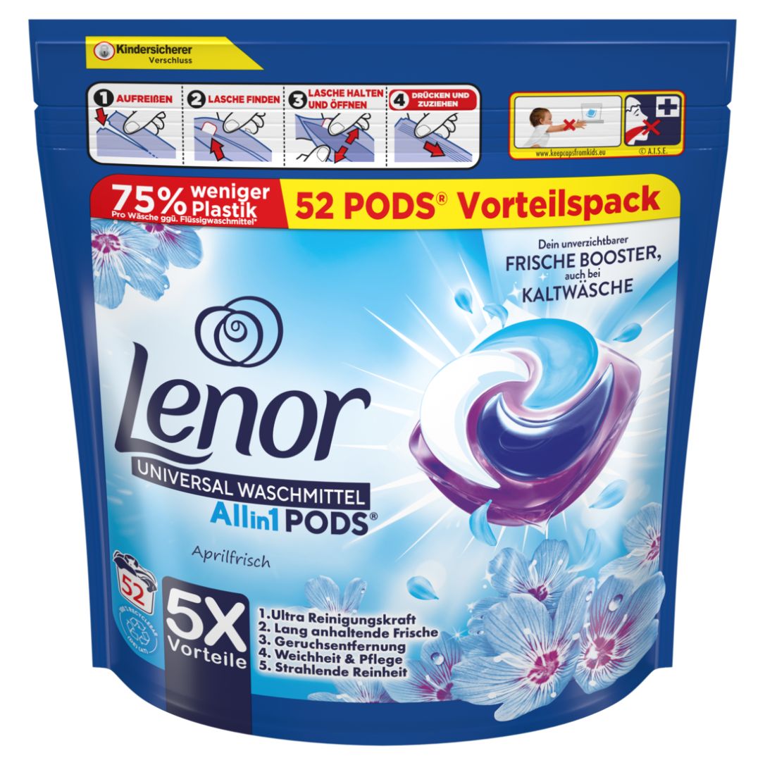 Lenor Waschmittel Allin1 PODS® Aprilfrisch
