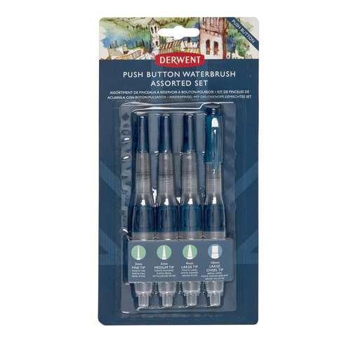 DERWENT Push Wassertankpinsel-Set