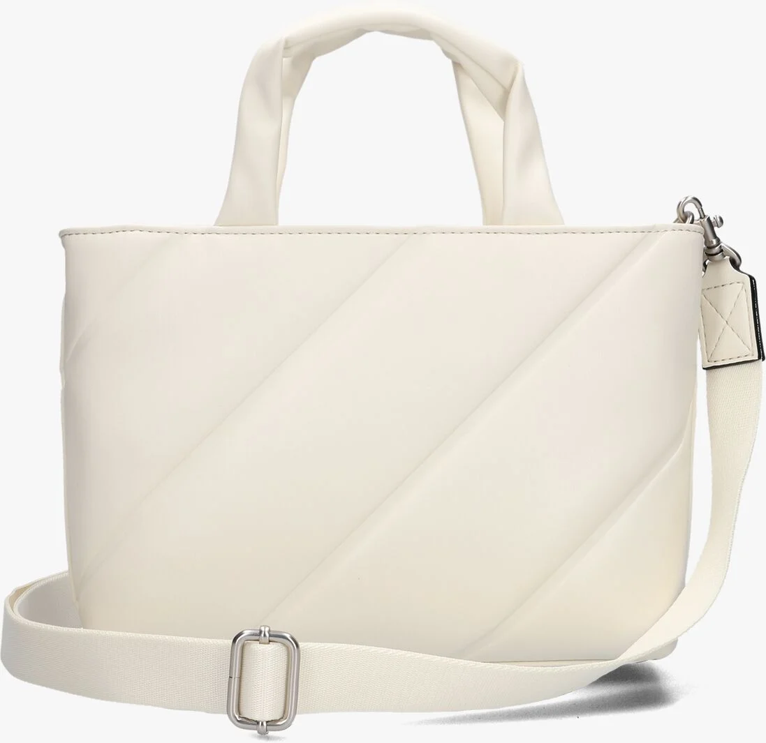 CALVIN KLEIN beige calvin klein handtas quilted micro ew tote22