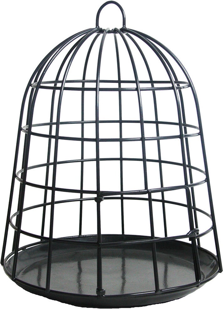 Esschert Design vogelvoederkooi zwart D 23,7 H 30,6 cm