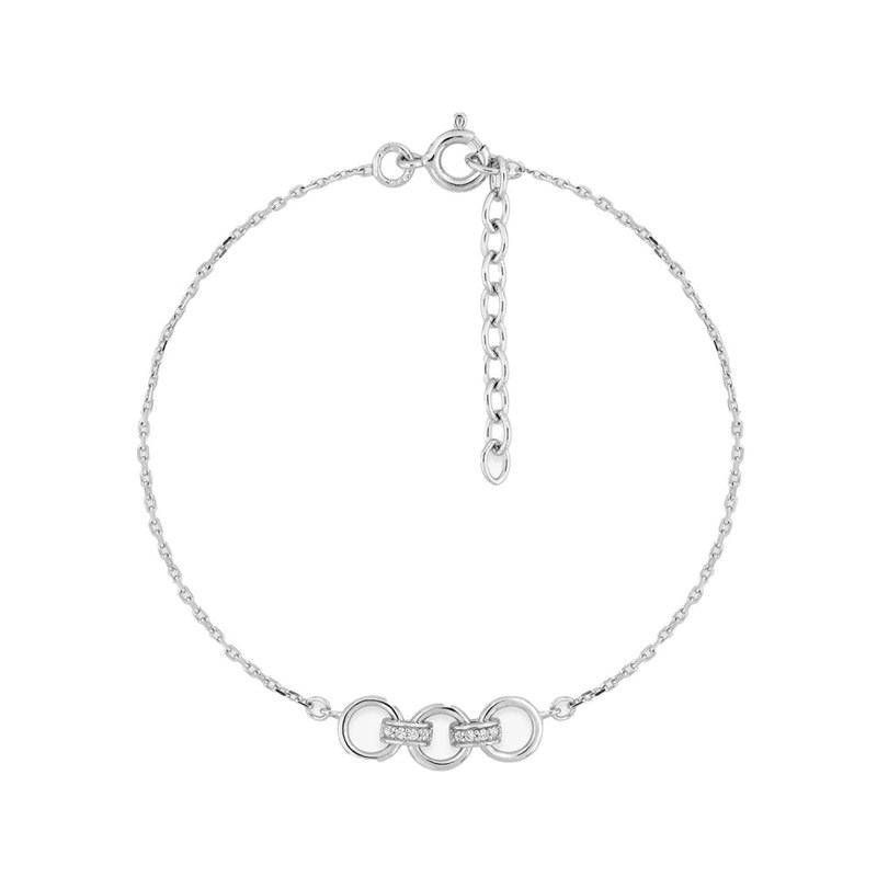 Bracelet Femme - Argent 925 - Longueur : 18 cm