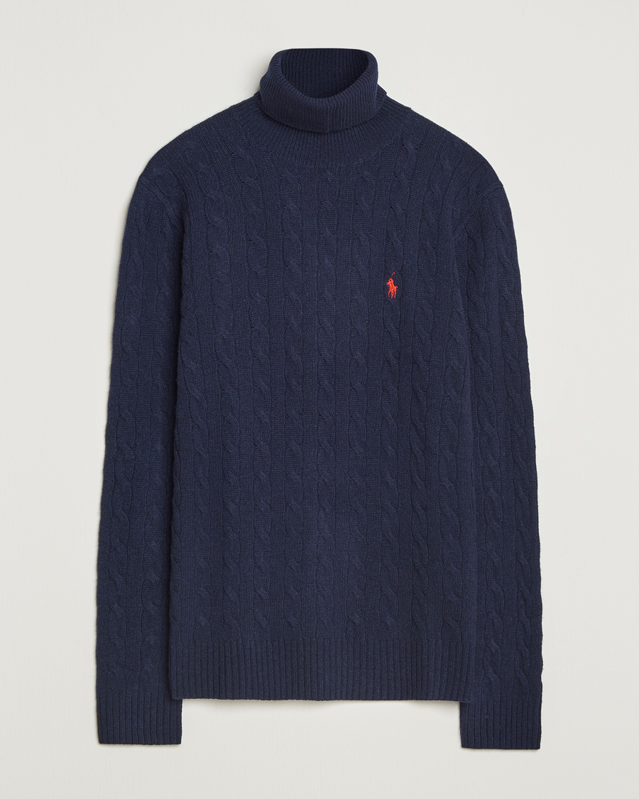 Polo Ralph Lauren Wool/Cashmere Rollneck Hunter Navy