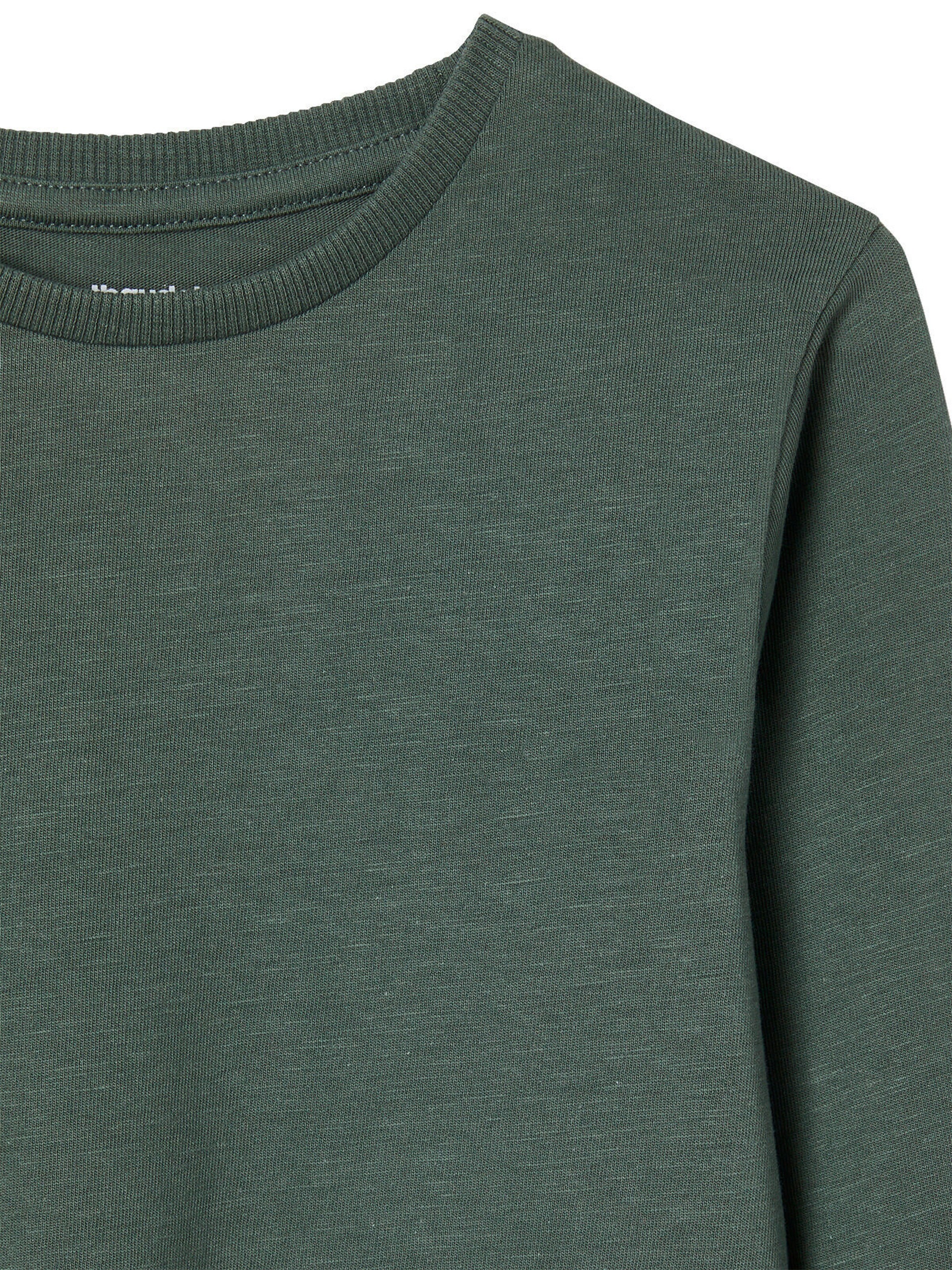 Vertbaudet Jungen Langarmshirt BASIC khaki