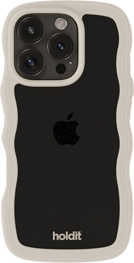 HoldIt Wavy Case iPhone 16 Pro Max Beige