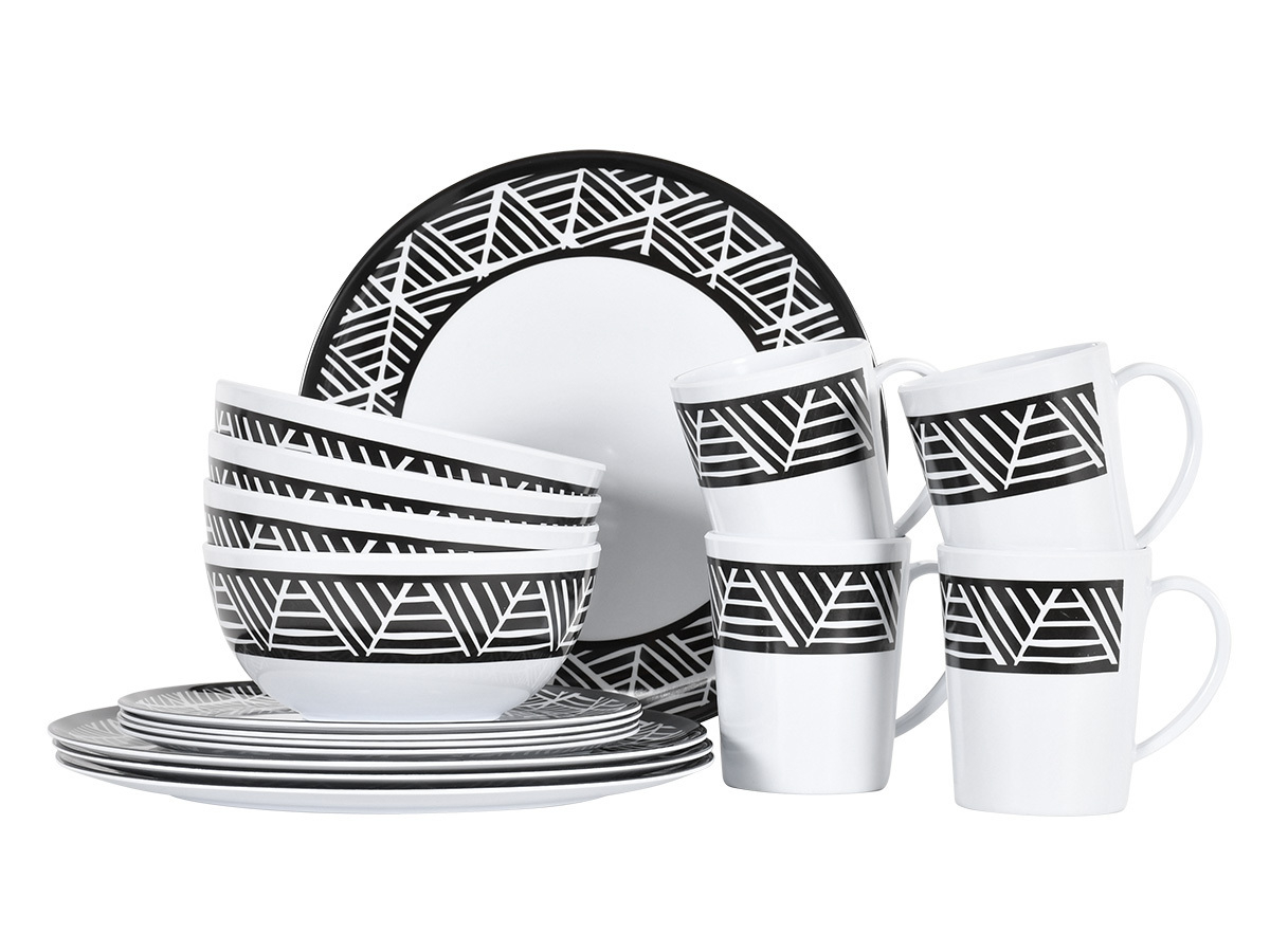 Obelink Stripe serviesset - 16-delig