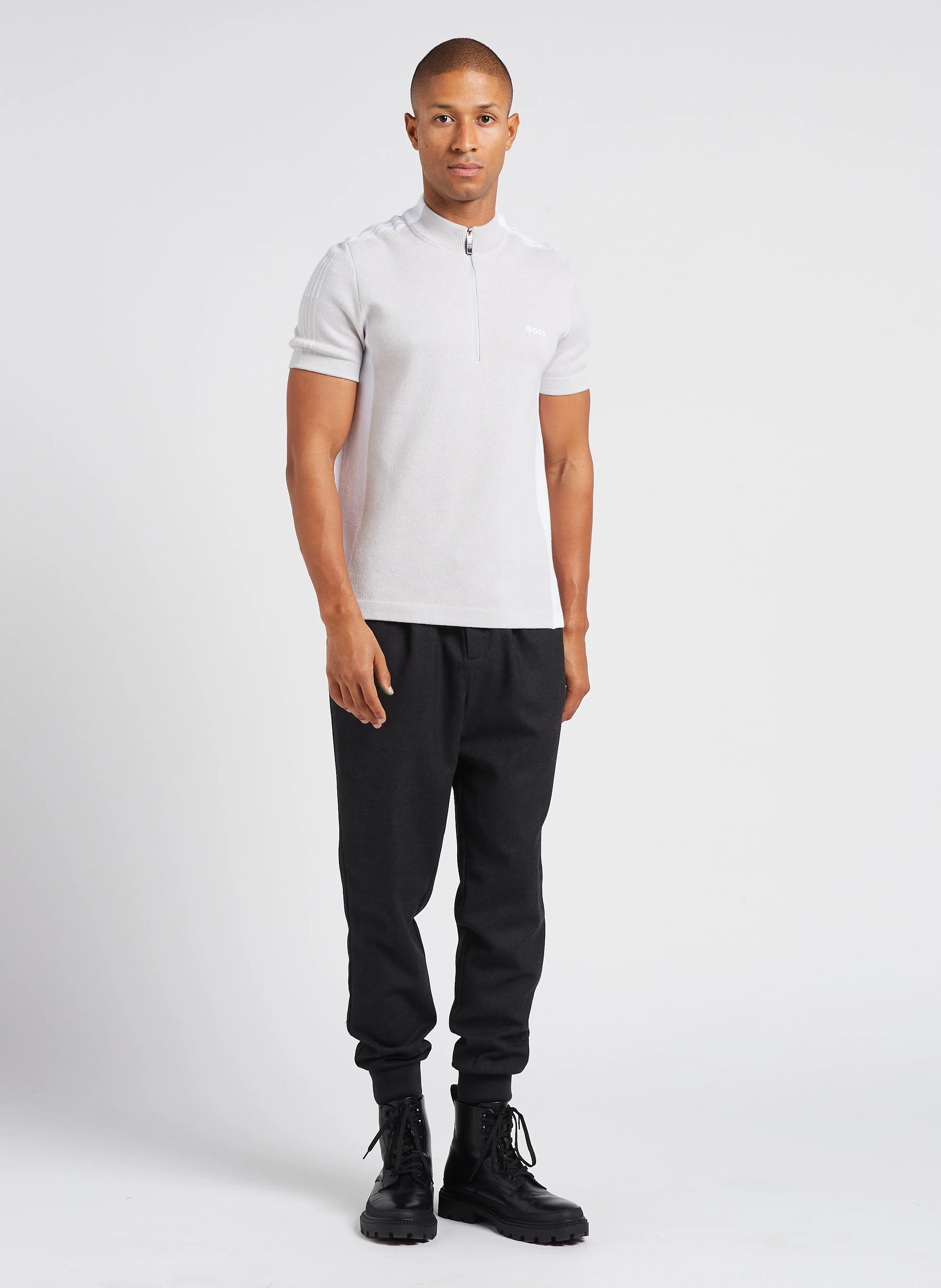Pantalon jogging relaxed slim-fit| Noir
