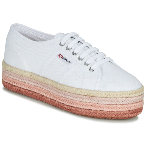 Superga - 2790-COTCOLOROPEW - Blanc / Rose