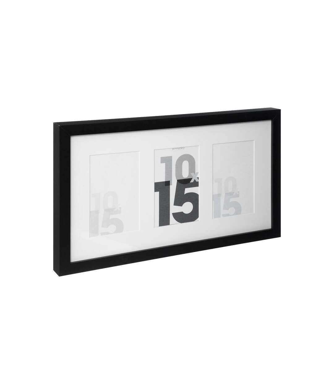 Pêle-Mêle 3 Photos Déco Eva 43cm Noir
