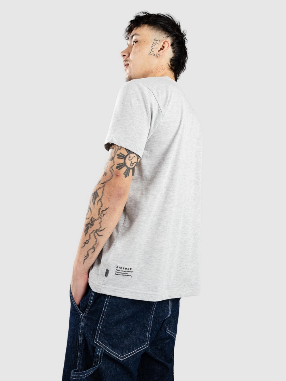 Picture Chuchie T-Shirt a grey melange