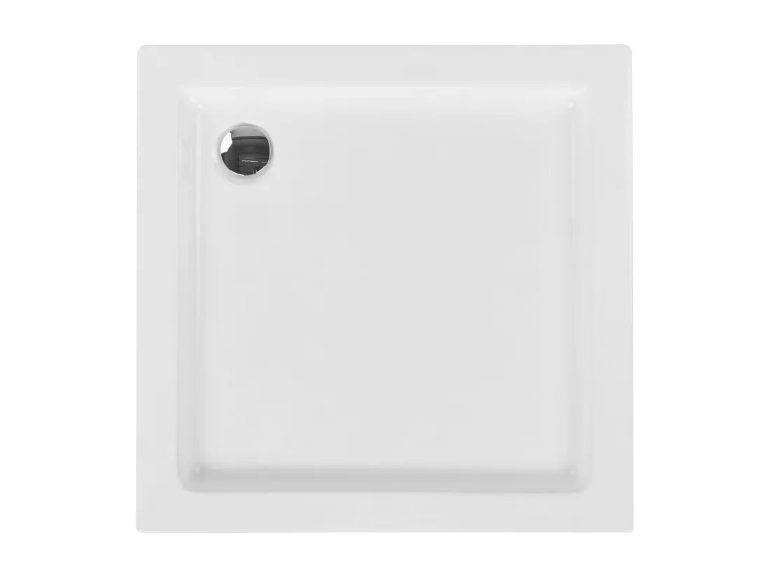 Bac de douche AMPAY 80 x 80 x 7 cm Blanc